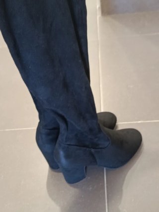 Botas de tacón altas negras