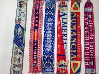 Bufandas de fútbol antiguas