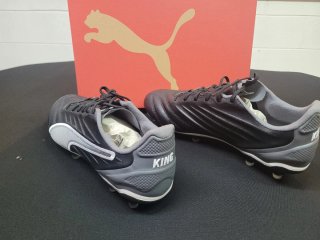 Scarpe da calcio Puma nere e grigie