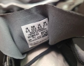 Scarpe da calcio Puma nere e grigie