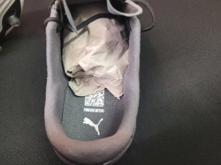 Scarpe da calcio Puma nere e grigie