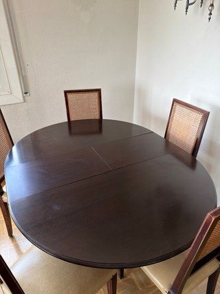 Muebles de comedor de madera completo