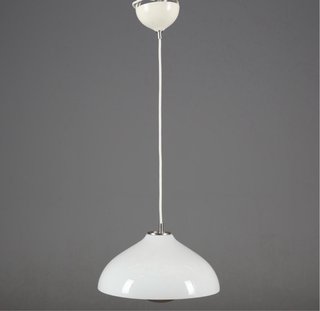 Lámpara colgante Ikea blanca vidrio