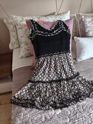 Vestido Holy Preppy Negro Multicolor