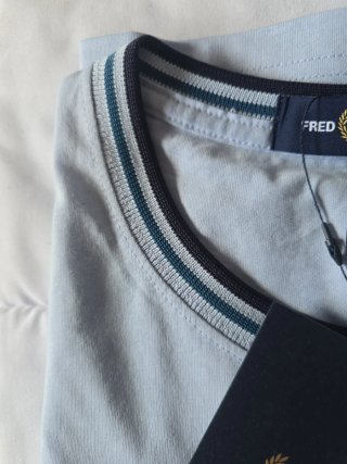 Camiseta Fred Perry Hombre Talla M Azul
