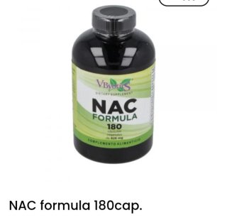 NAC Formula VByotics 180 cápsulas