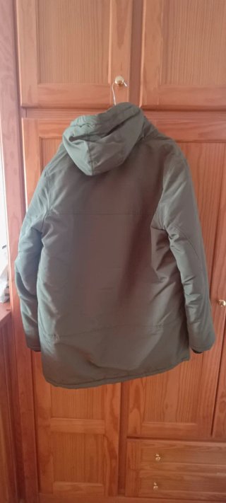 Abrigo de hombre verde oliva