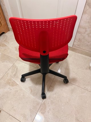 Silla de escritorio roja