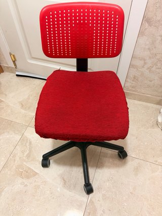 Silla de escritorio roja