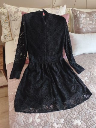 Vestido Negro Encaje Holy Preppy