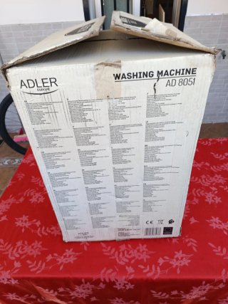 Lavadora Camping Adler 3KG