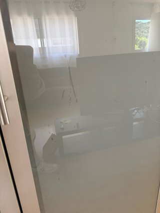 Armario puertas cristal y metal