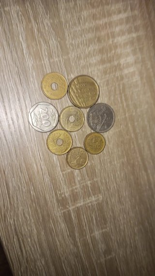 Lote de monedas antiguas