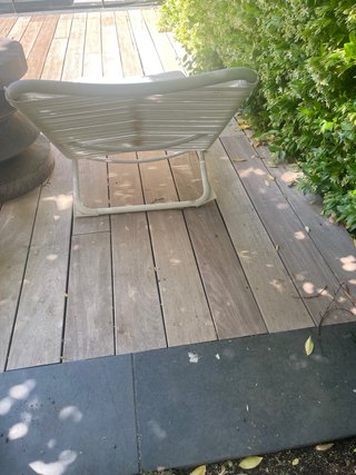 Tumbonas de jardín blancas (2 unidades)