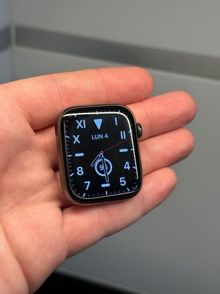 Apple Watch 9 45mm acero inoxidable y Zafiro