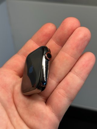 Apple Watch 9 45mm acero inoxidable y Zafiro