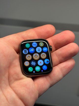 Apple Watch 9 45mm acero inoxidable y Zafiro