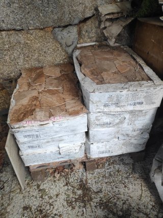 8 Cajas Baldosa Cerámica Efecto Piedra Natural