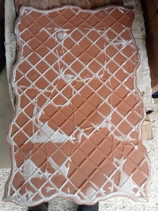 8 Cajas Baldosa Cerámica Efecto Piedra Natural