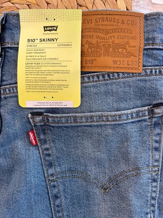 Levi's 510 Jeans Skinny Hombre Azul