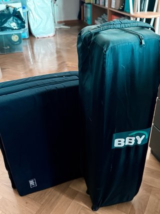 Cuna de viaje BBY con colchón