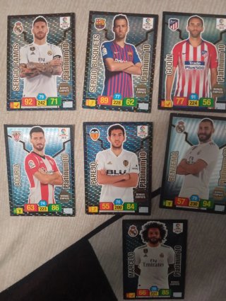Lote cromos Adrenalyn 2018 platinum