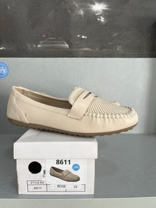 Mocasines Beige Talla 39 Nuevos