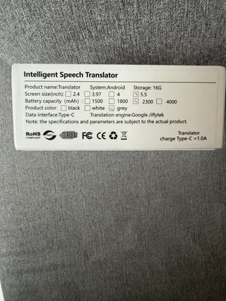 Dispositivo Traductor 142 Idiomas