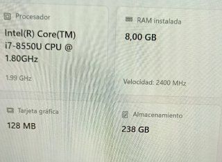Portátil Lenovo Yoga i7 8gen 8GB Oportunidad