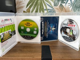 Combo PES 2017 + FIFA Mundial Brasil 2014 PS3