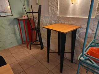 Mesas y sillas de restaurante