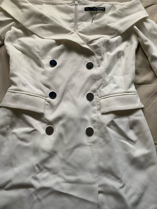 Vestido Sfera Blanco Talla S Sin Usar