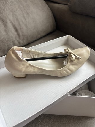 Zapatos planos mujer beige