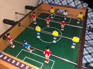 Futbolín de mesa infantil