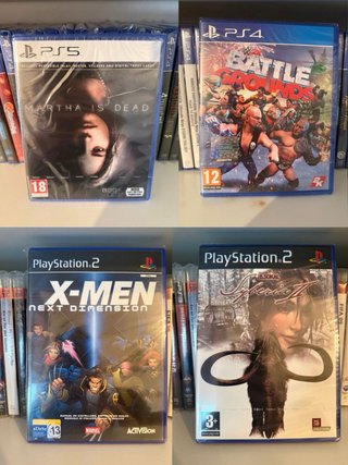 Pack 4 Videojuegos PS2/PS4