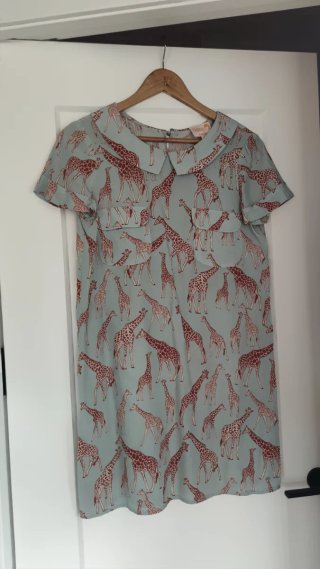 Vestido Dolores Promesas Talla S Jirafas