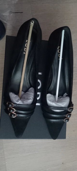 Zapatos de tacón Lodi negros ante