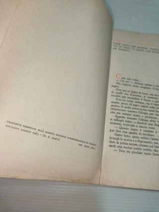 Libro Le Avventure Di Pinocchio, ristampa 1963