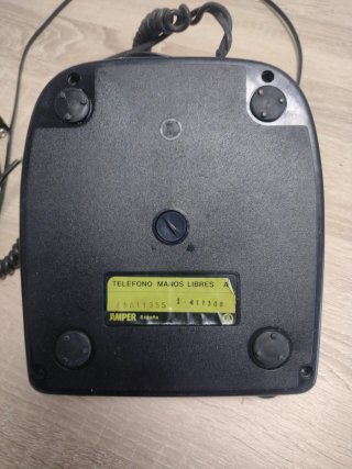 Teléfono antiguo años 80 Manos Libres Amper