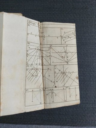 libro antiguo Gnomónica 1715 y  relojes de sol