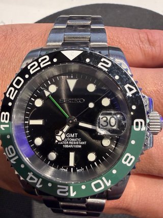 Seiko GMT Sprite Mod Rolex