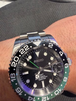 Seiko GMT Sprite Mod Rolex