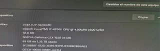 PC GAMING COMPLETO, Intel i7, 32gb RAM