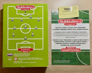 Subbuteo Sampdoria 1990/91 Team Nr. 32