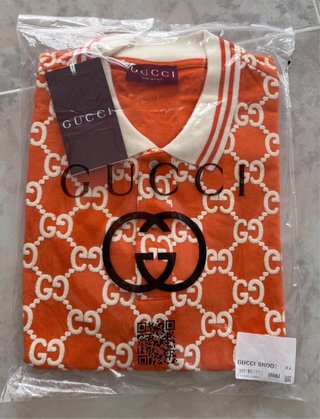 Polo Gucci Naranja Talla XL