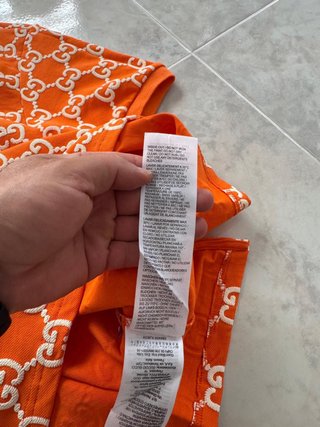 Polo Gucci Naranja Talla XL