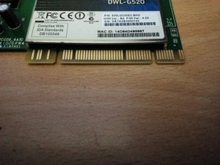 Tarjeta WiFi D-Link DWL-G520