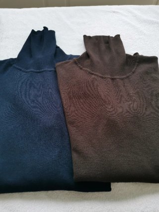2 Jerséis Hombre Cuello Alto Talla M