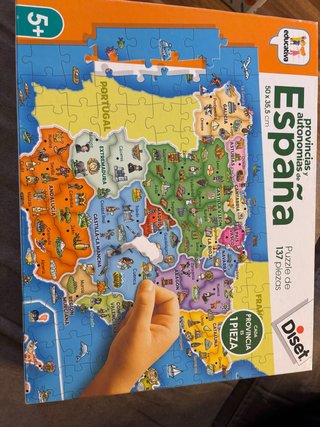 Puzzle España Provincias y Autonomías 137 piezas
