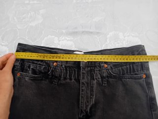 Minigonna jeans Zara nera